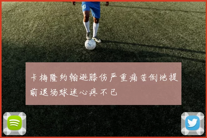 卡梅隆约翰逊膝伤严重痛苦倒地提前退场球迷心疼不已